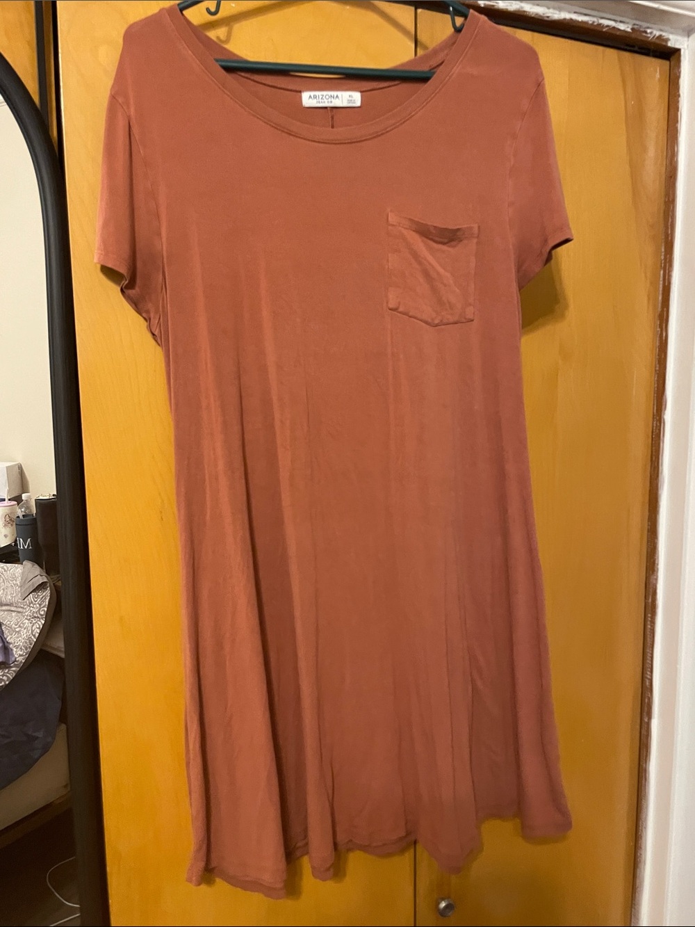 Arizona Jean Company Rust Pocket Swing Dress